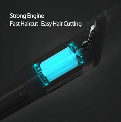 LCD Display Professional Rechargeable Hair Clippers for Men.
