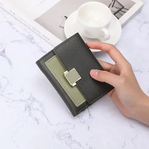 Tri-Fold Casual Female Wallet