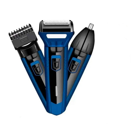 Shaving Machine Km-6330 3 In 1 Rechargeable Hair Clipper Shaver