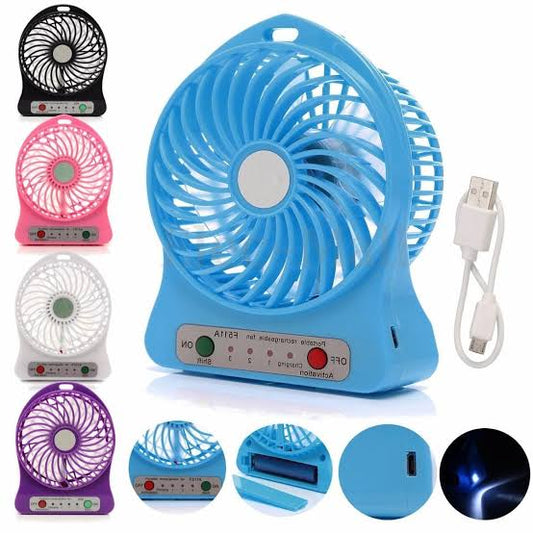 Portable Mini Fans Usb Charging rechargeable battery