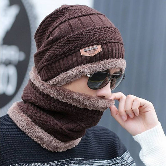 Original Beanie Cap Neck Warmer For Men  Women Beanie Full Set-2 Piece, Cap