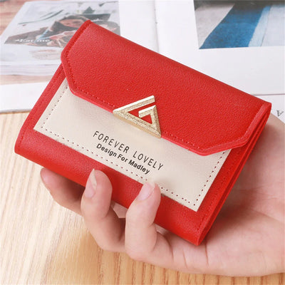 Tri Fold small Wallet For Women