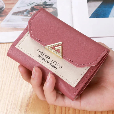 Tri Fold small Wallet For Women