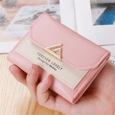 Tri Fold small Wallet For Women