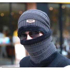 Winter Knitting Skull Cap and Neck Scarf Wool Warm (Special Offer Buy 1 get 1 free)