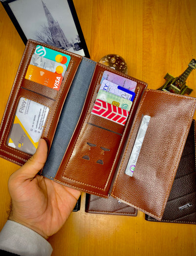 Long Leather Wallet