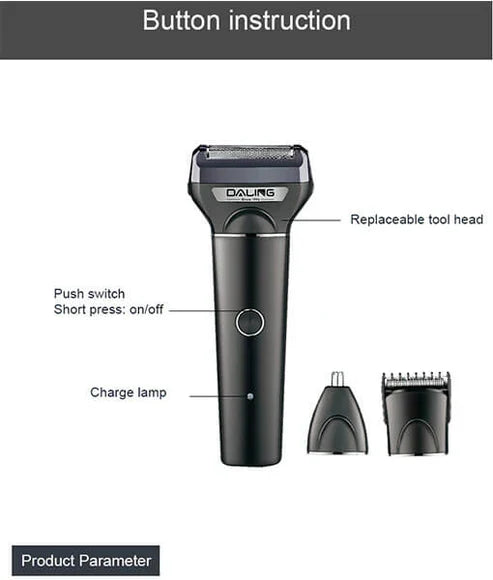 Daling 3 In 1 Shaver Grooming Kit