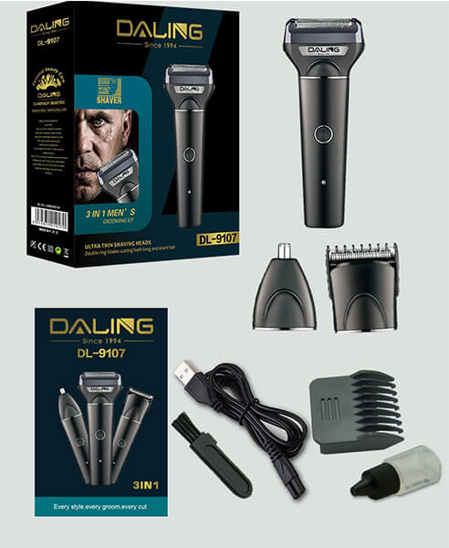 Daling 3 In 1 Shaver Grooming Kit