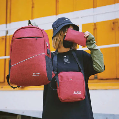 3Pc's Unisex Laptop Backpack