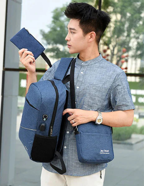 3Pc's Unisex Laptop Backpack