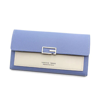 Long Leather Women Wallet