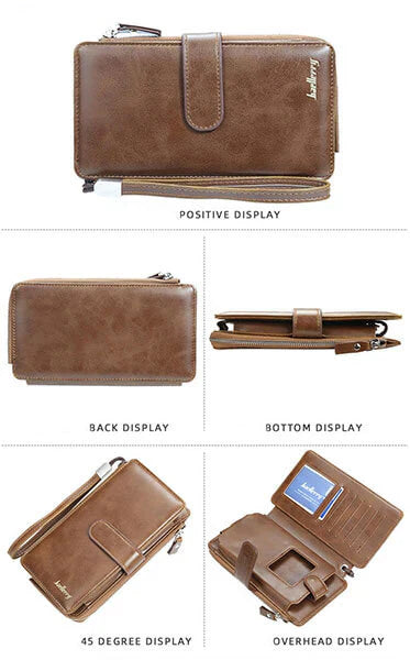 New Genuine Long Leather Wallet