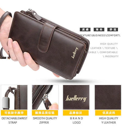 New Genuine Long Leather Wallet