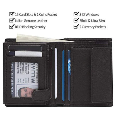 Cow Leather Wallet-For Men