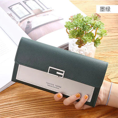 Long Leather Women Wallet