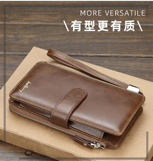 New Genuine Long Leather Wallet