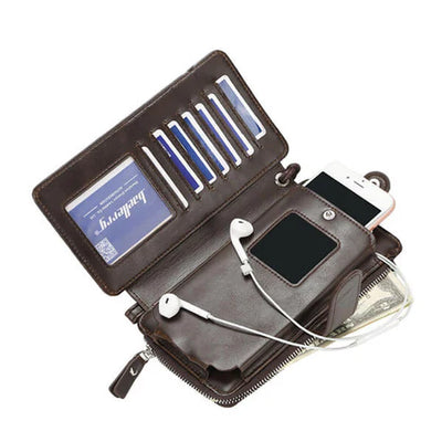 New Genuine Long Leather Wallet