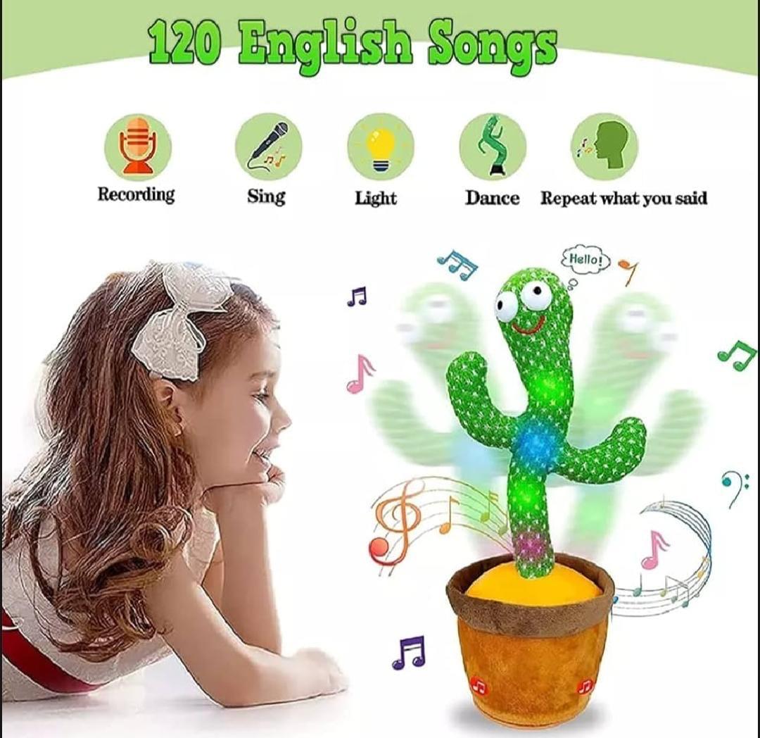 Dancing Talking Cactus Toy with USB Charge