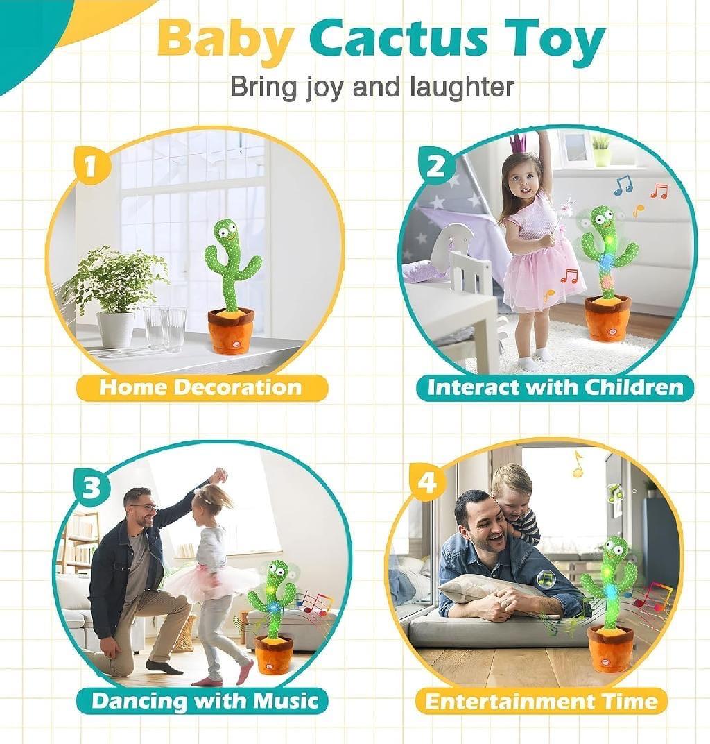 Dancing Talking Cactus Toy with USB Charge