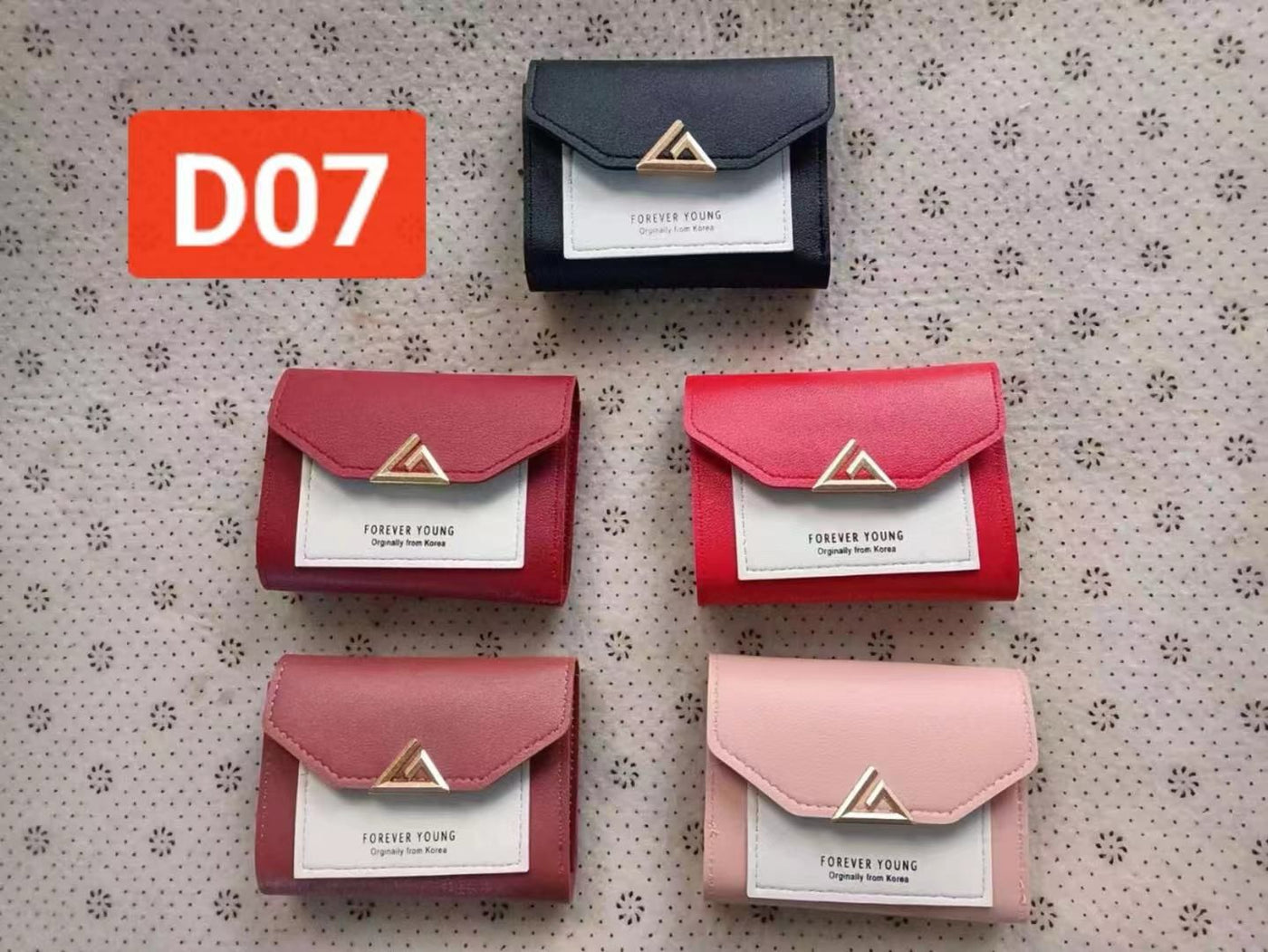 Tri Fold small Wallet For Women