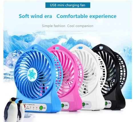 Portable Mini Fans Usb Charging rechargeable battery