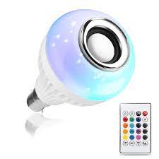 Bluetooth Speaker Bulb Smart Led Rgb Remote Control wireless