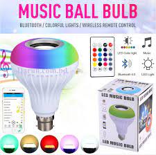 Bluetooth Speaker Bulb Smart Led Rgb Remote Control wireless